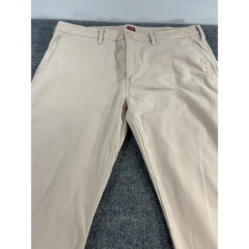 Levi's XX Chino Standard Taper Men's Pants 38x30 Pink  Khaki Stretch Casual Twil
